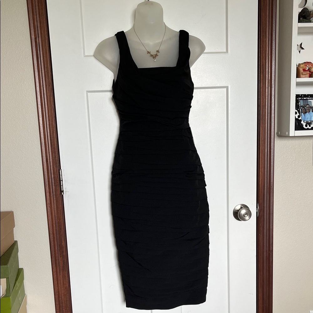 Express Black Midi Dress
